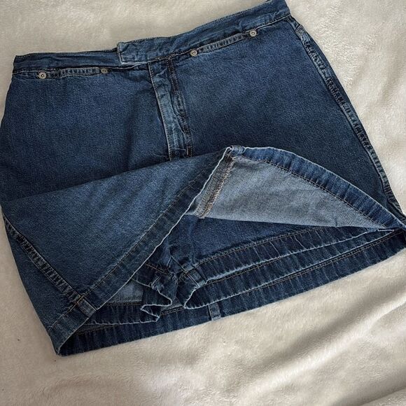 Faded Glory Vintage Denim Skort Women's 12 (read description) - Picture 2 of 7